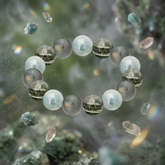 The Midnight Navigator Stack Bracelet