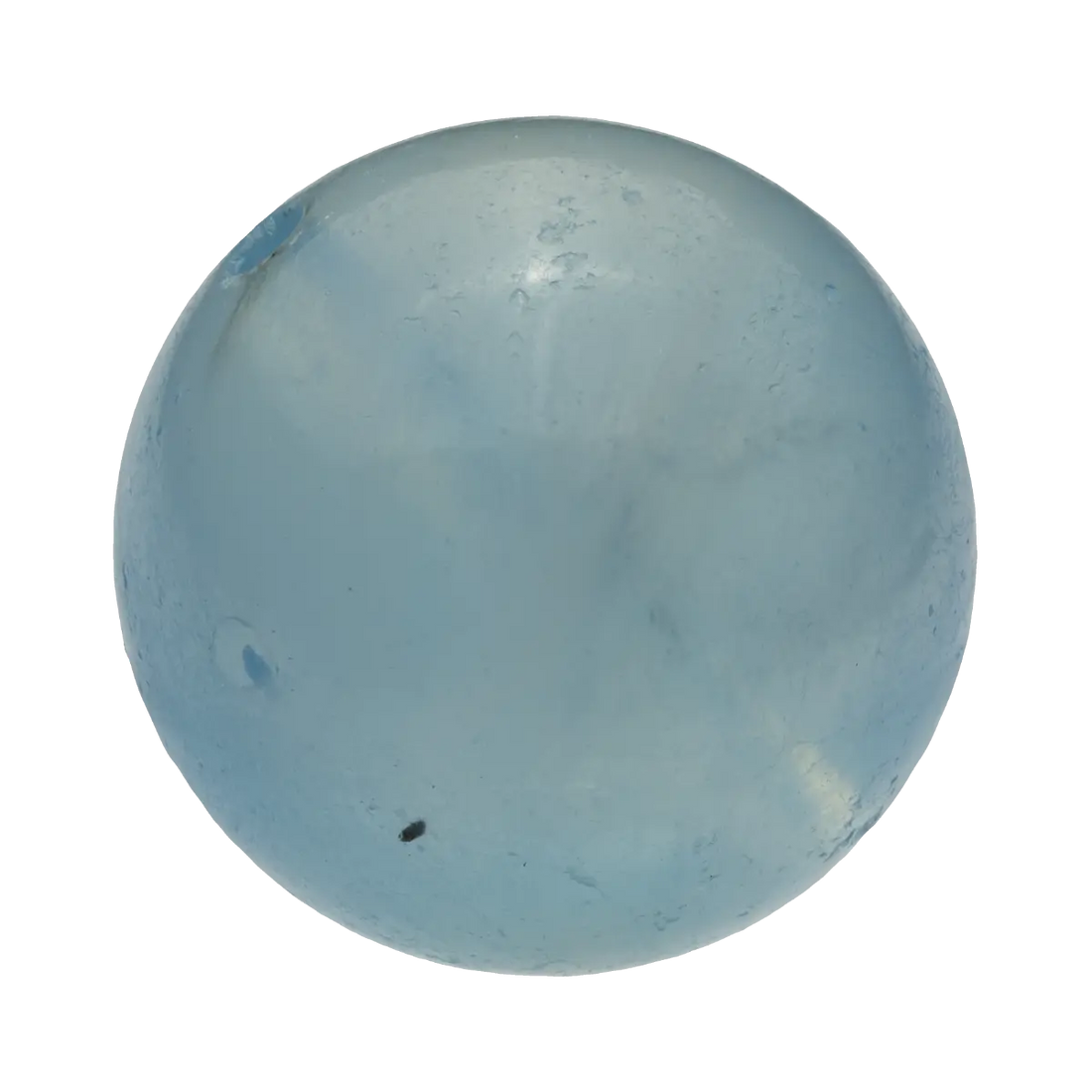 Vibrant aquamarine gemstone, showcasing its brilliant blue-green color and sparkling, polished facets.