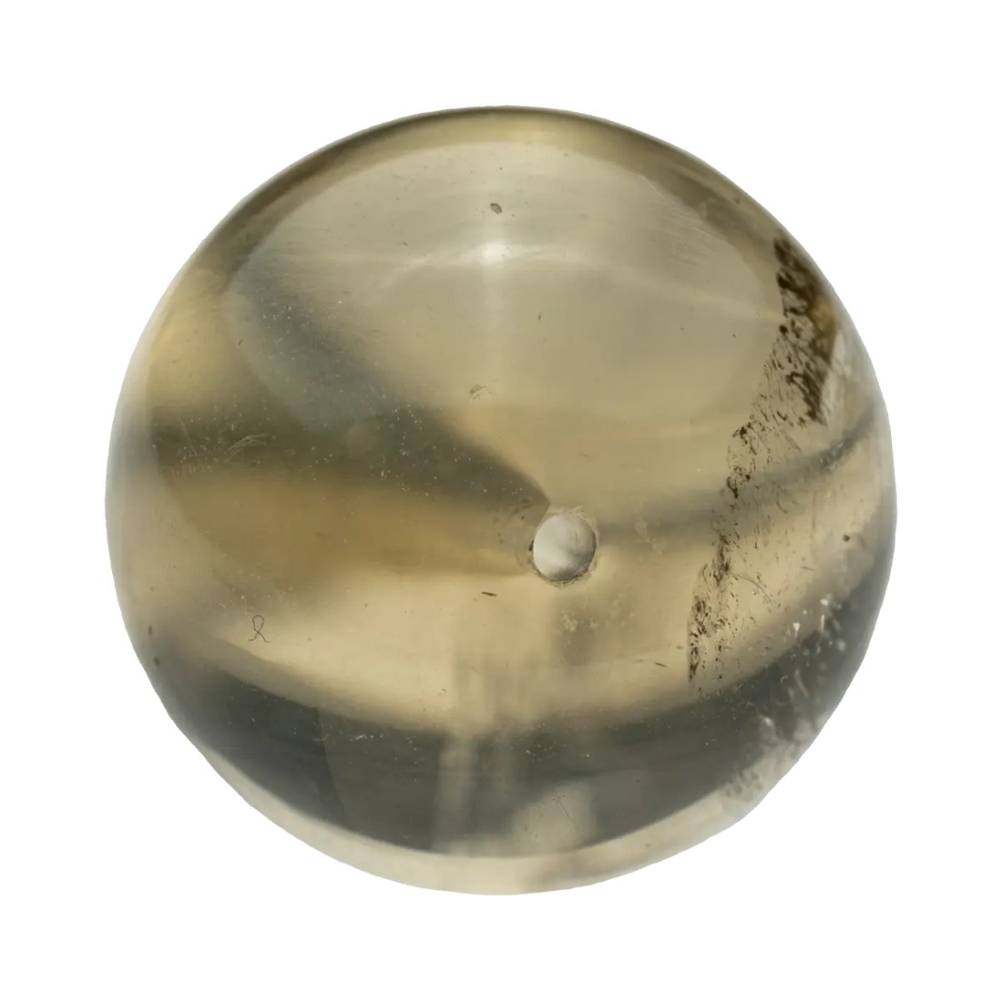 Vibrant golden-yellow Citrine crystal, showcasing its natural facets and warm, inviting glow.