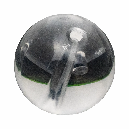 Smooth Clear Quartz tumbled stone, radiating pure energy and enhancing clarity of thought.