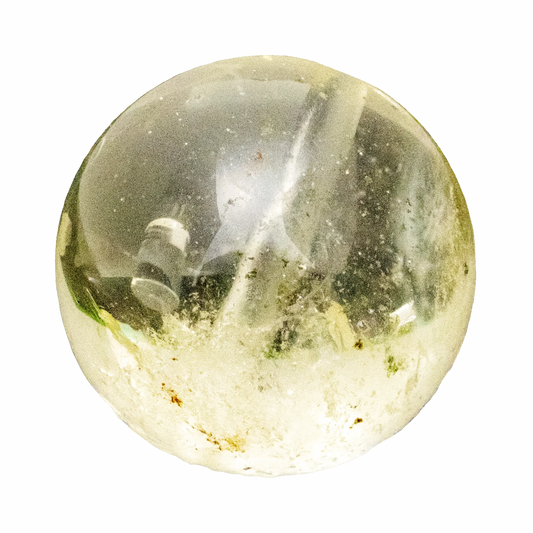 Bright Lemon Citrine crystal point, radiating cheerful yellow energy and natural brilliance.