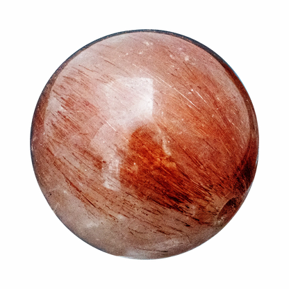 Red Rutilated Quartz.